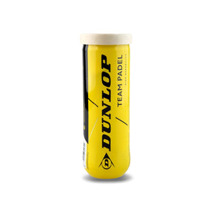 |Dunlop Team Padel Balls Tube of 3|