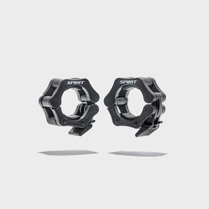 Spirit Fitness 75kg Olympic Rubber Tri Grip Weight Set with EZ Curl Bar