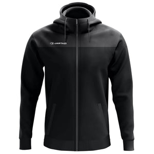 |Jartazi Bari Mens Knitted Hooded Zip Jacket|