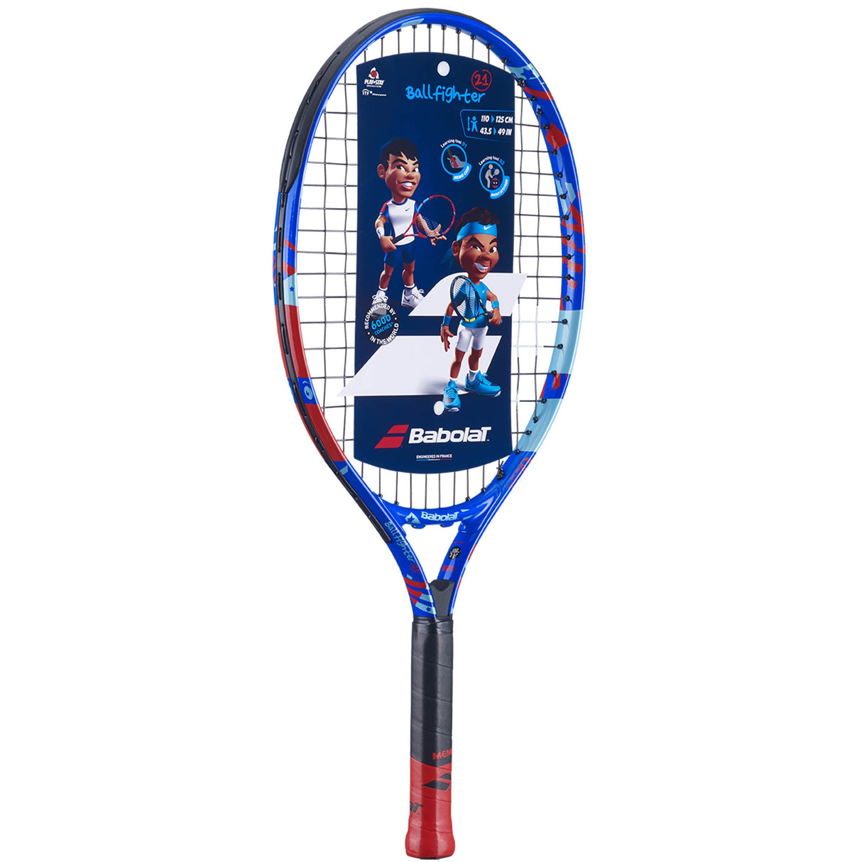 |BabolatBallFighter21JuniorTennisRacketAngleLealef|