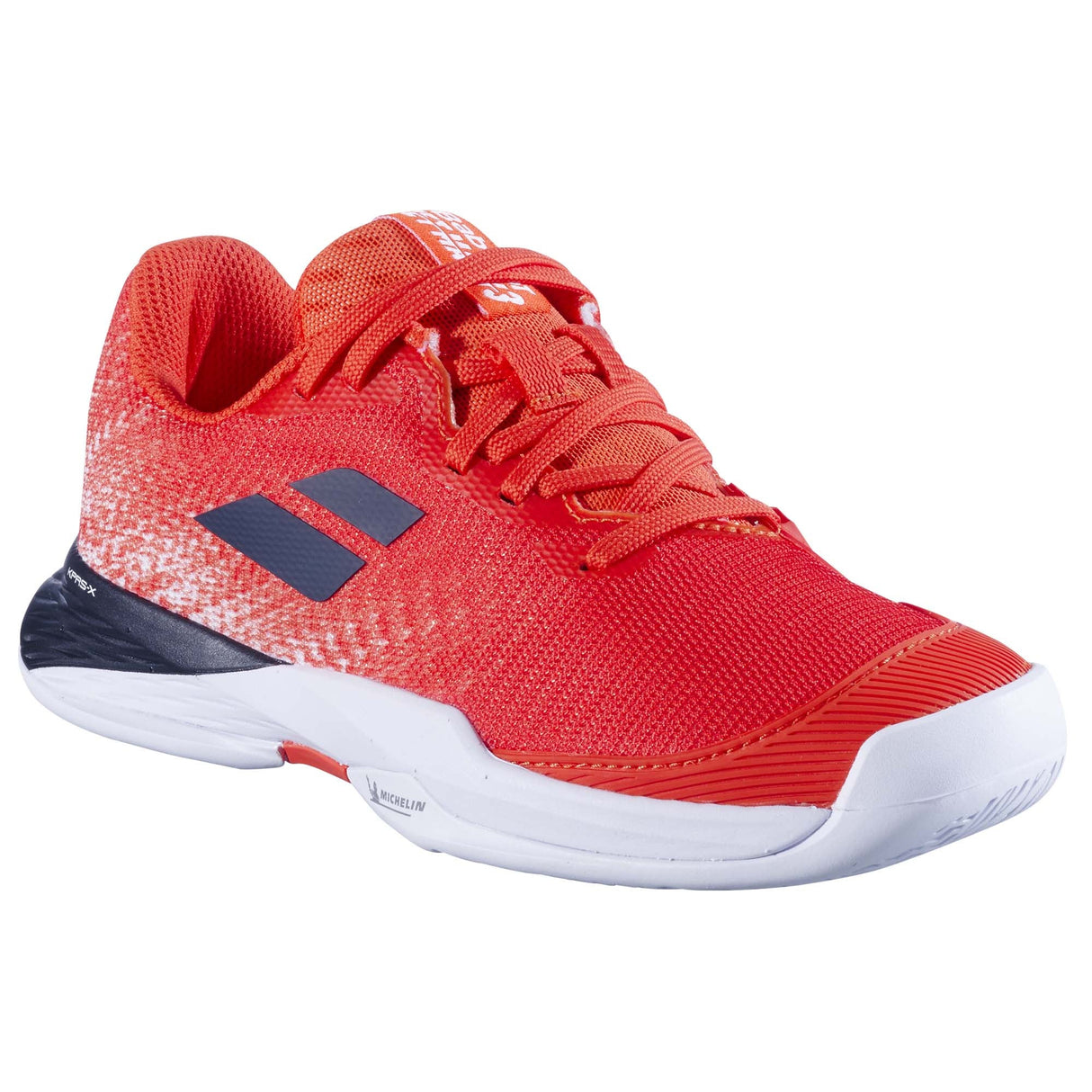 |oeBabolatBoyJetMach3AllCourtJuniorTennisShoeAngled|