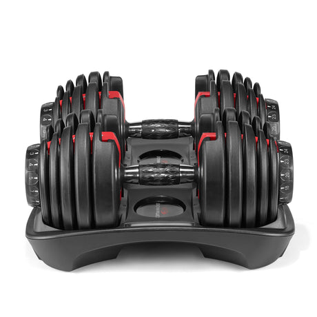 |Bowflex SelectTech 552i Adjustable Dumbbell Set - Side|