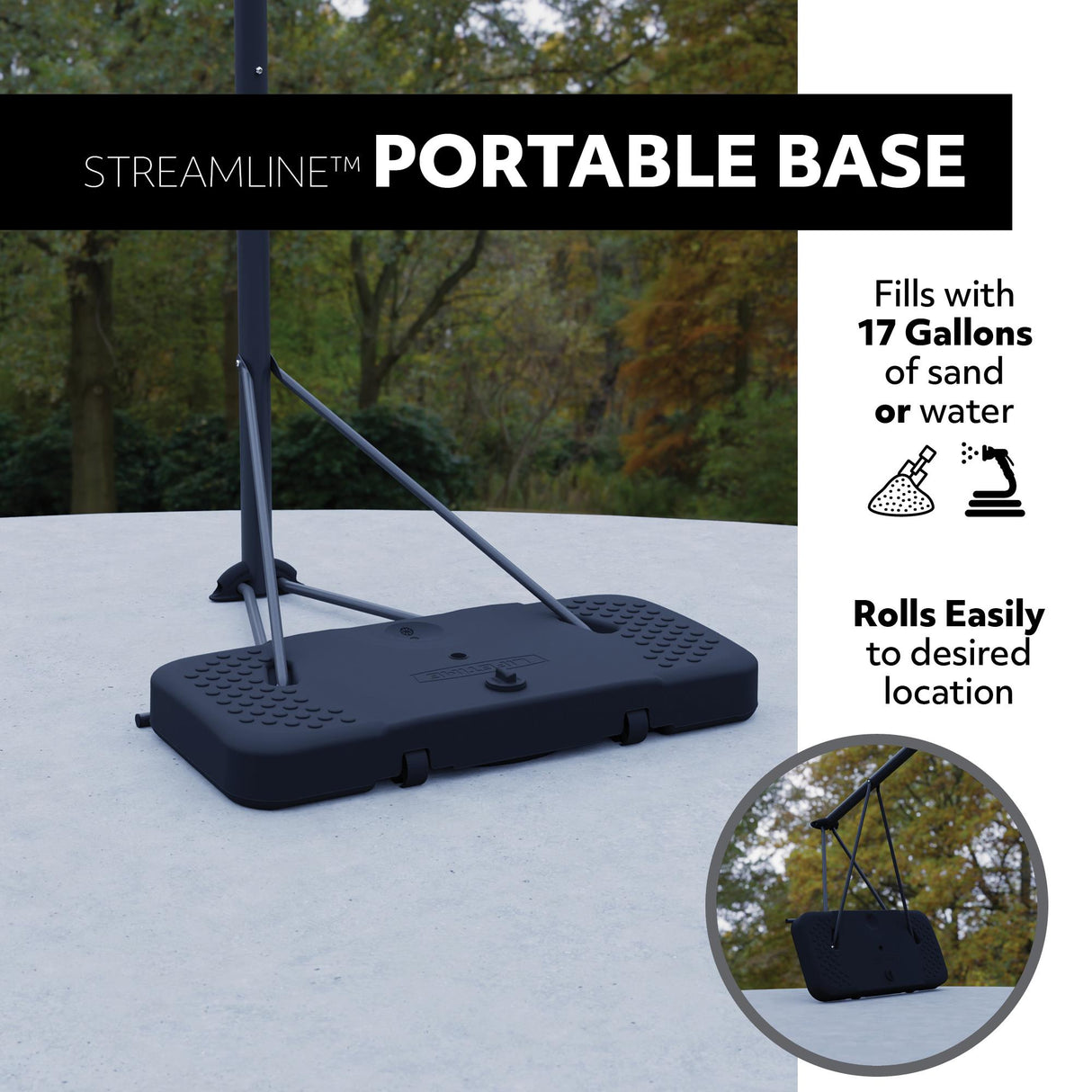 Lifetime Fusion 44 inch Basketball System