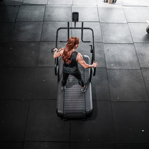 Refurbished Half Human Curved Non-Motorised Treadmill