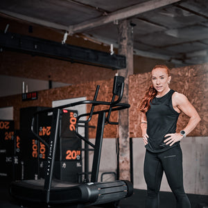 Refurbished Half Human Curved Non-Motorised Treadmill