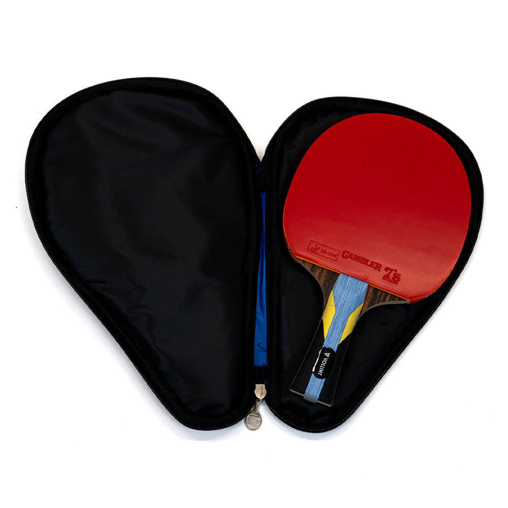 Vollint Table Tennis Bat Cover with Ball Pocket