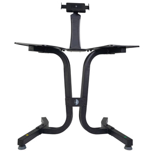 |HalfHuman25kgAdjustableDumbbellSetwithStandFront|