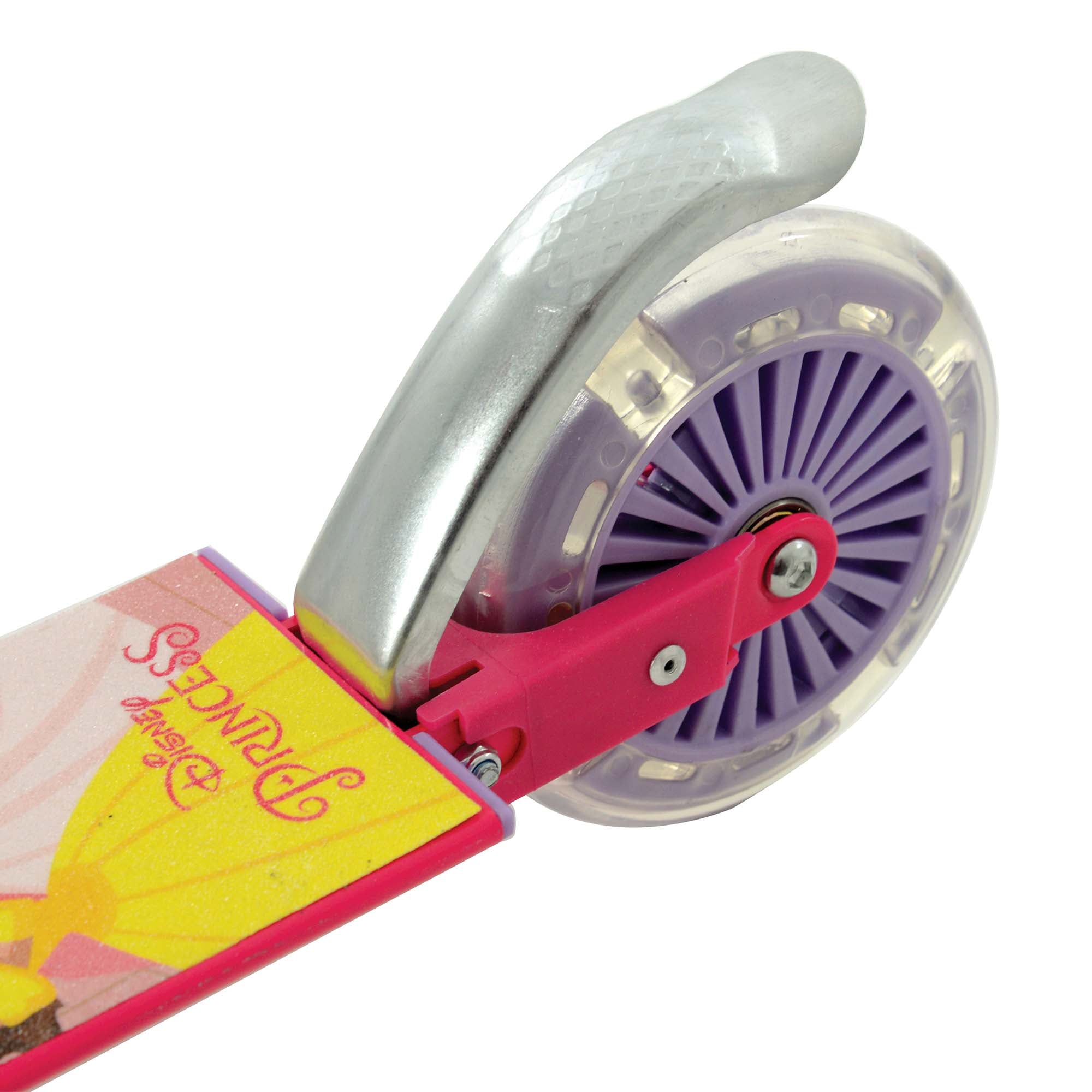 Disney Princess Folding 2-Wheel Inline Scooter with Light Up