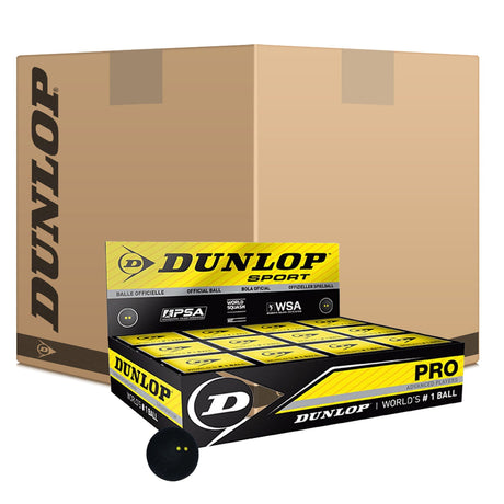 Balle De Squash Dunlop Pro XX - Balle Professionnelle Officielle PSA/WISPA