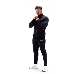 |Half Human Mens Poly Track Jacket - Model|