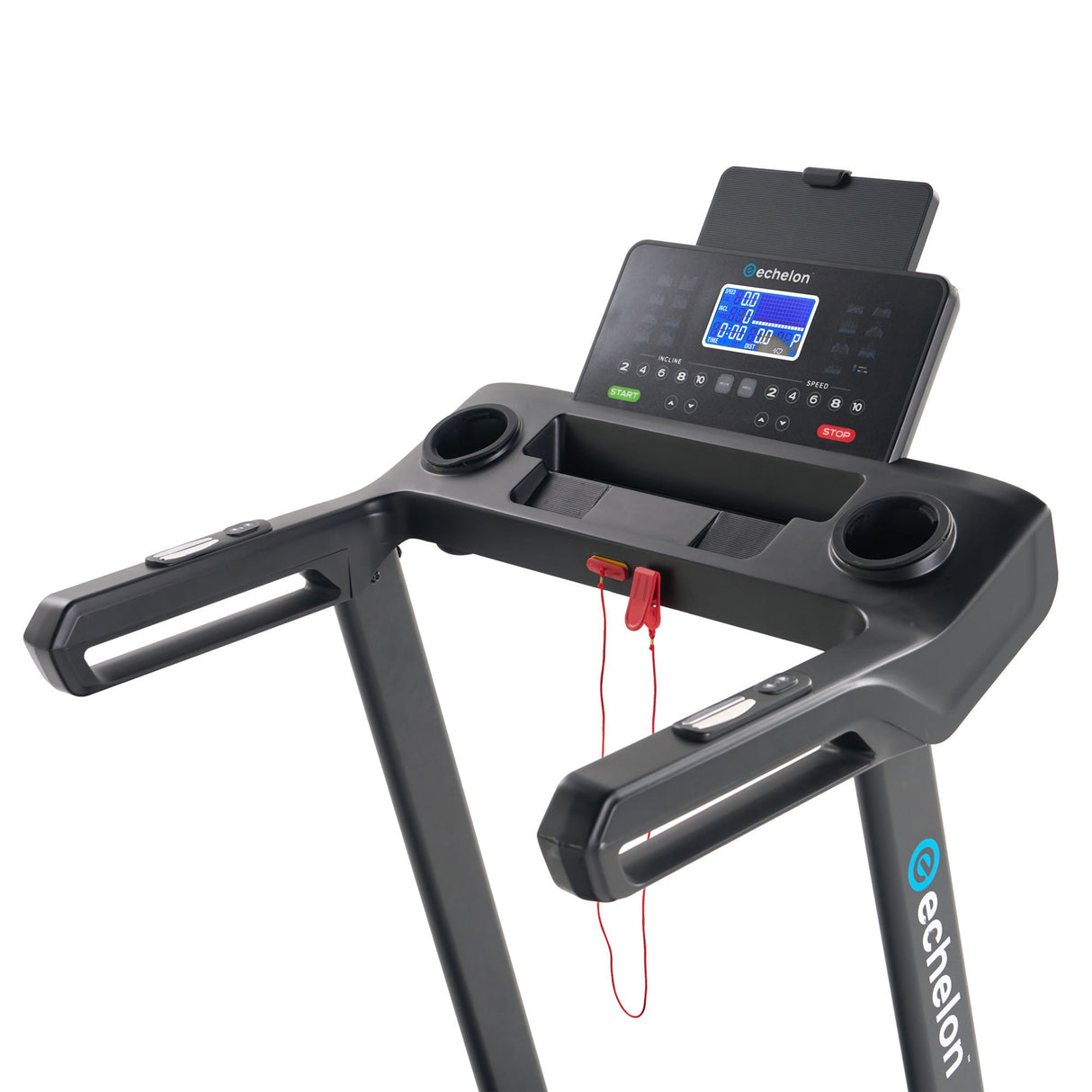 |Echelon Stride 30 Sport Treadmill Angled|