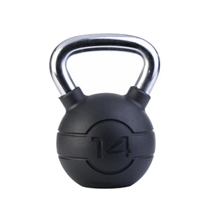 |Jordan Black Rubber Kettlebell 14kg|