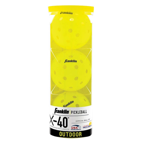 |Franklin Outdoor X-40 Outdoor Pickleball Balls - Pack of 3|
