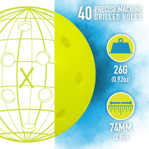 |Franklin Outdoor X-40 Outdoor Pickleball Ball Info2|