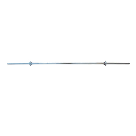 |Fuel Fitness 5ft Standard Chrome Barbell Bar with Spinlock Collars1|