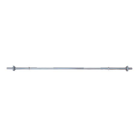|Fuel Fitness 6ft Standard Chrome Barbell Bar with Spinlock Collars1|