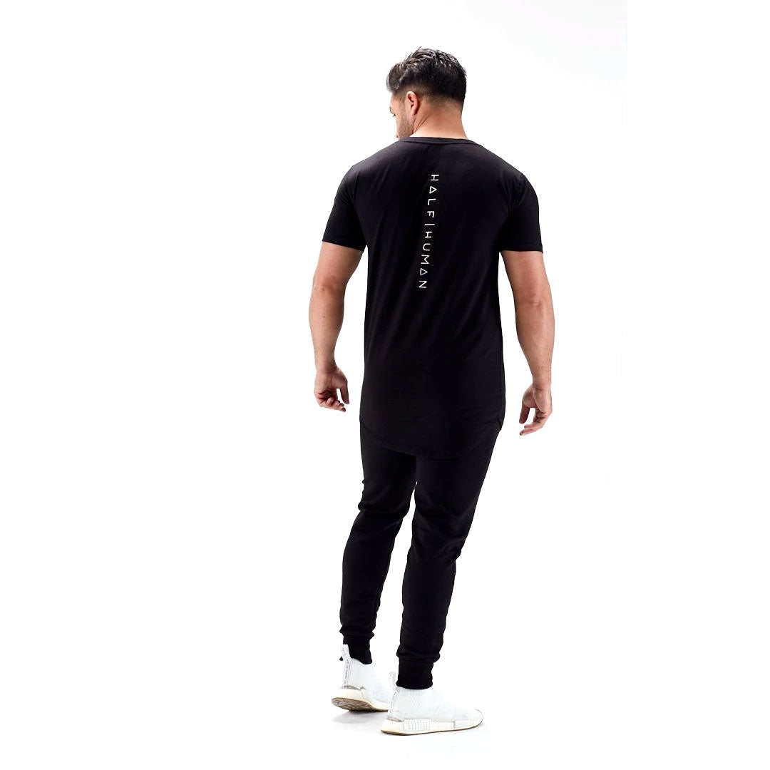 |Half Human Mens Tapered Fit Joggers - Angle|