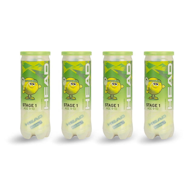 |Head Stage 1 Green Mini Tennis Balls - 1 Dozen|