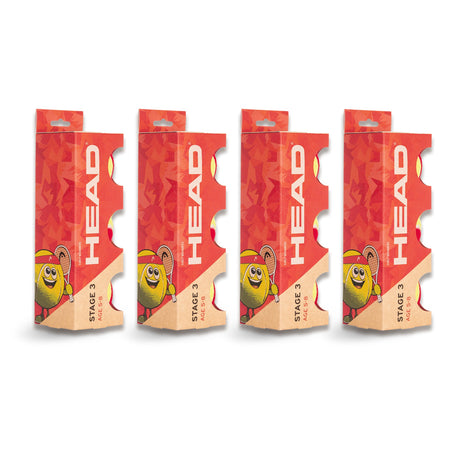 |Head Stage 3 Red Mini Tennis Balls - 1 Dozen|
