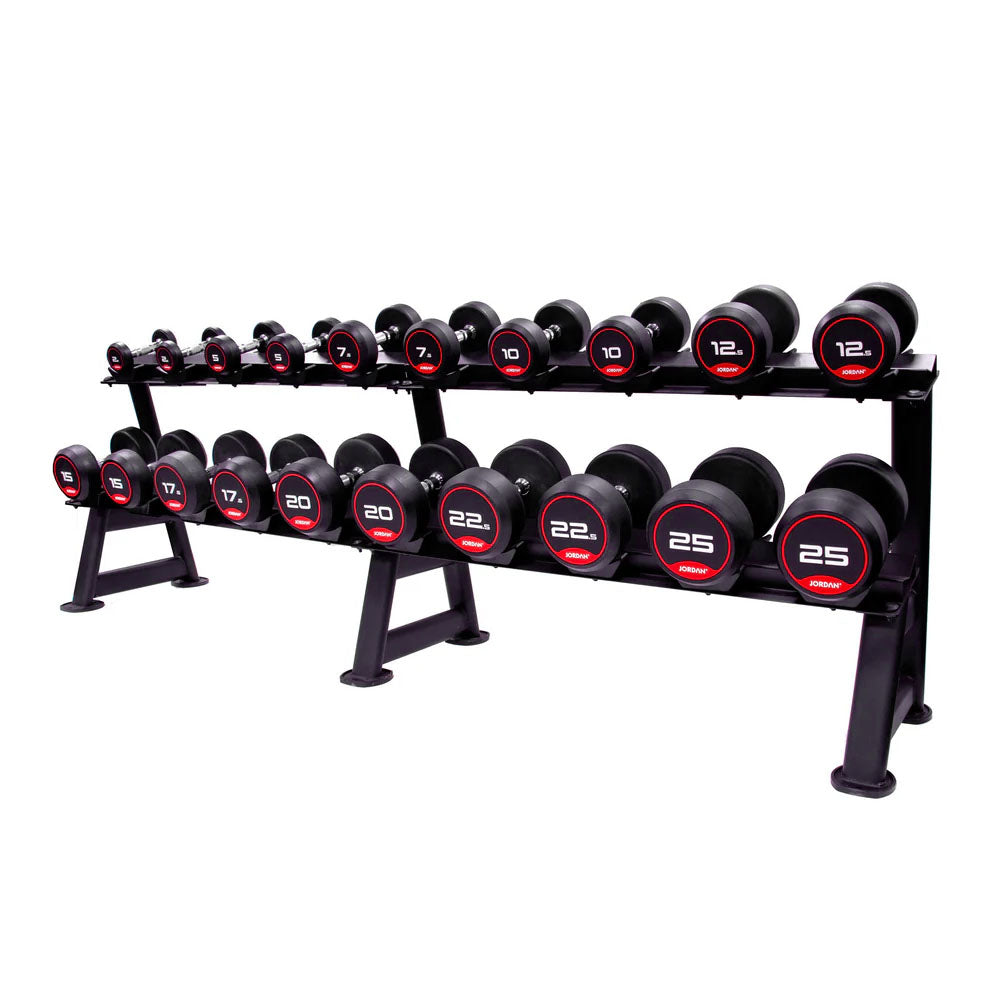 |Jordan2TierDumbbellRack10pairsSlant|