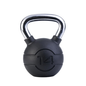 |Jordan Black Rubber Kettlebell 14kg|