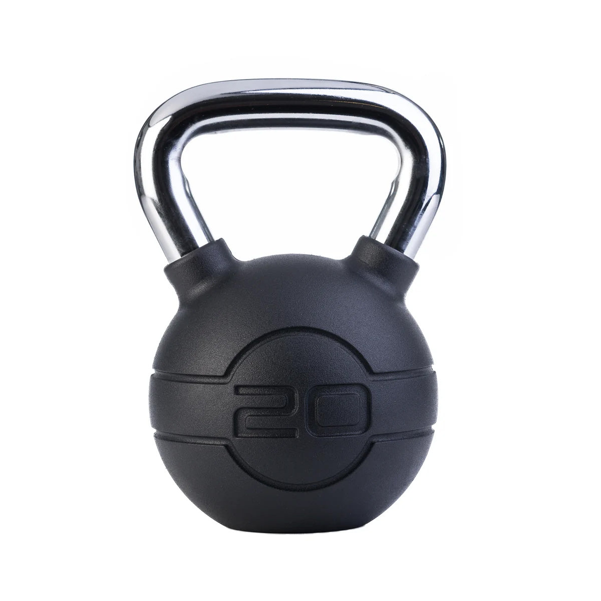 |Jordan Black Rubber Kettlebell 20kg|