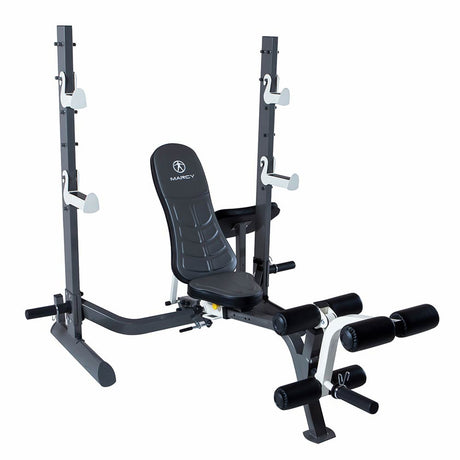 |MarcyPureOlympicMultiPositionFoldingBarbellWeightBench|