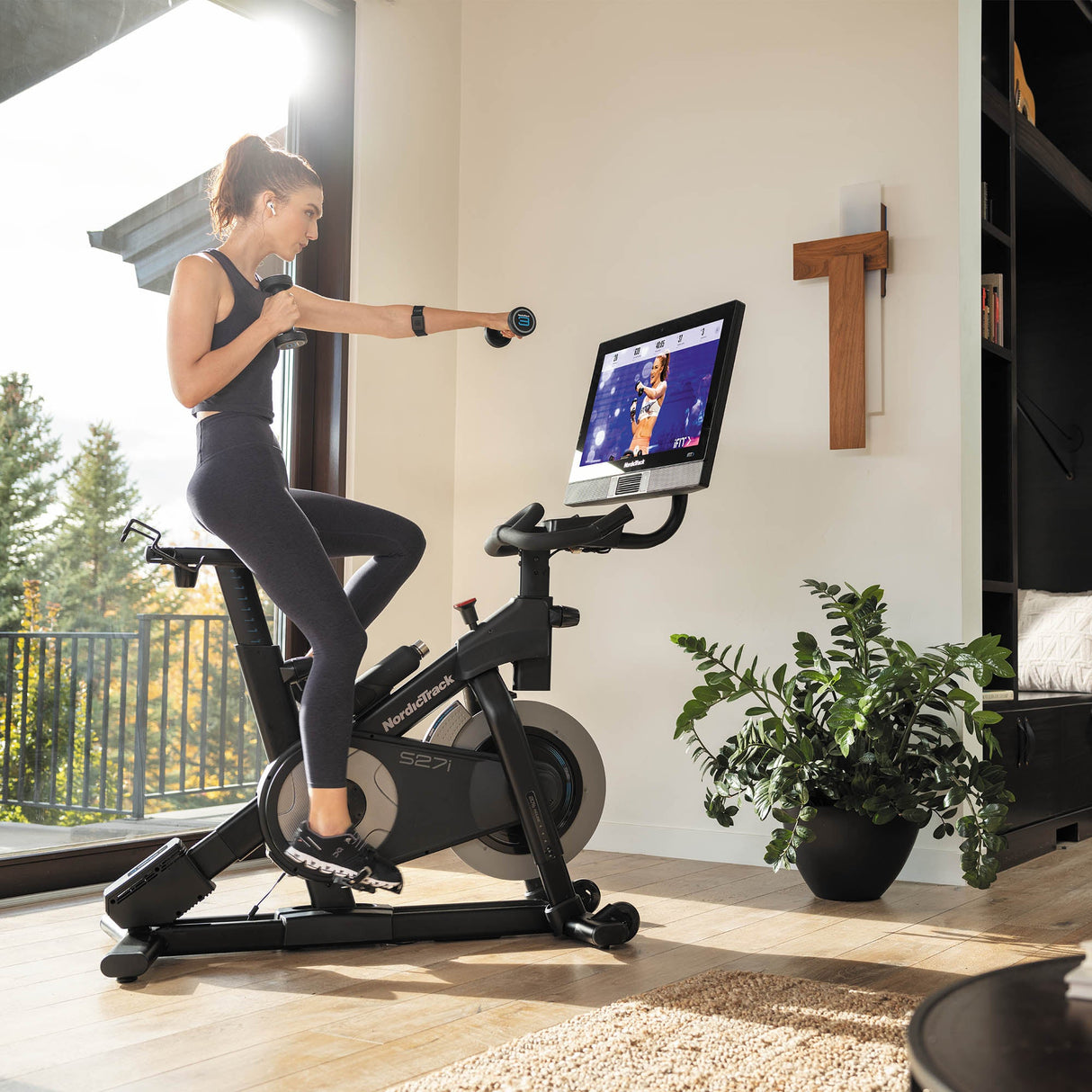 |NordicTrack Commercial S27i Studio Indoor Cycle - Lifestyle1|