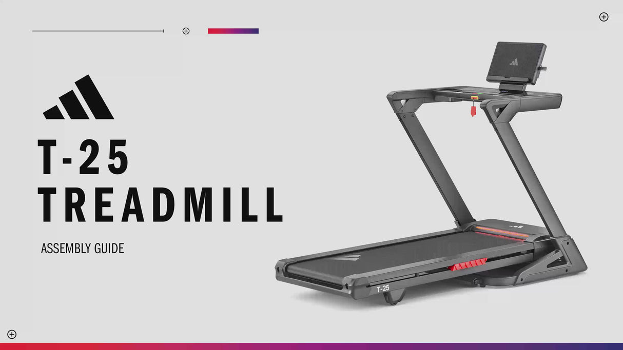 adidas T-25 Bluetooth Folding Treadmill