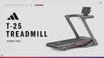 adidas T-25 Bluetooth Folding Treadmill