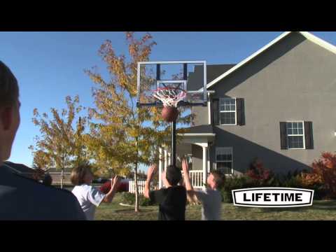 |Lifetime Quick Adjust 44in Portable Basketball System|