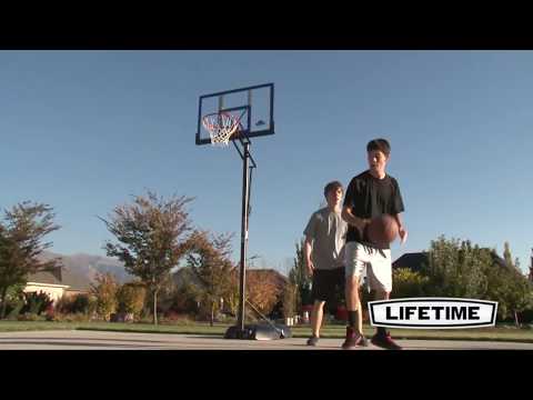 |Lifetime Speed Shift 48in Adjustable Portable Basketball System|