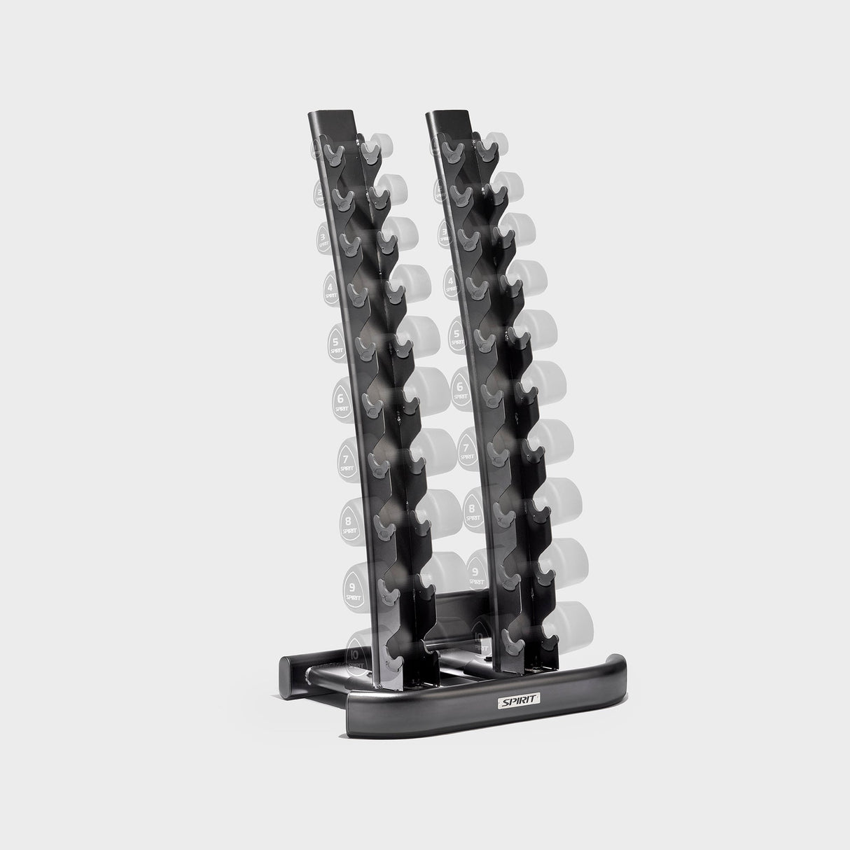 |Spirit Fitness 1-10kg Studio Dumbbell Rack Image 1|
