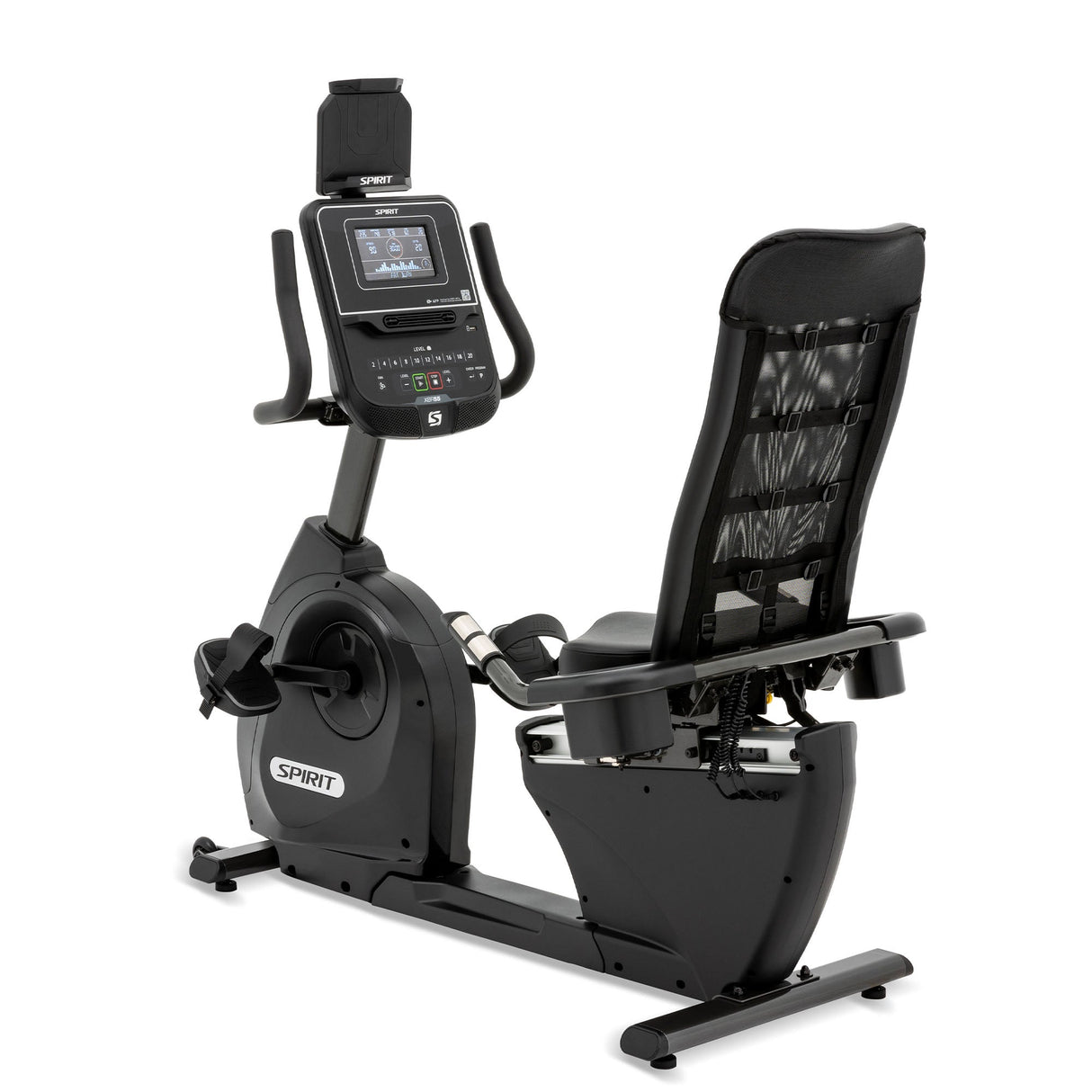 |SpiritXBR55RecumbentExerciseBike2023Slant|