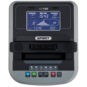 |Spirit XE195 Elliptical Cross Trainer 2022 - Console|