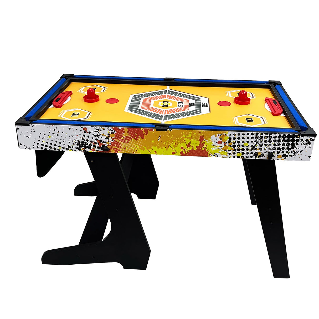|Viavito8in1MultiGameTableOrangeHockey|