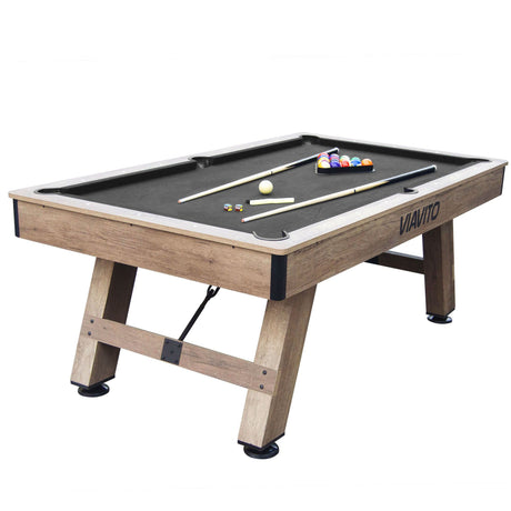 |Viavito PT500 7ft Pool Table - Black|