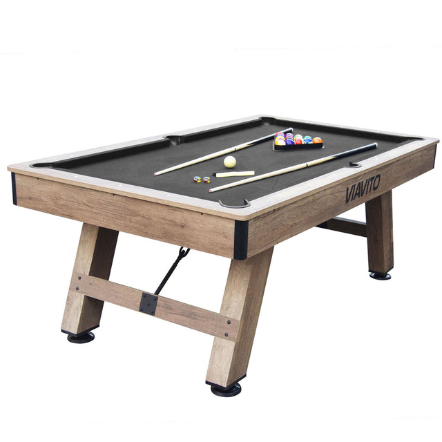 |Viavito PT500 7ft Pool Table - Black|