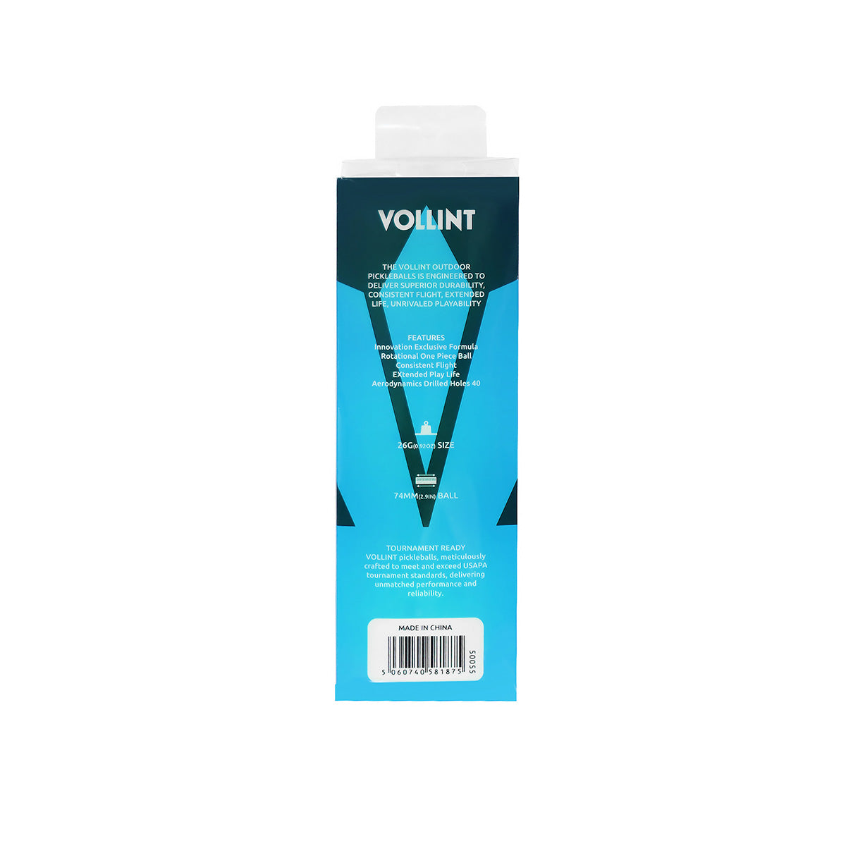 |Vollint Pack of 3 Pickleballs|