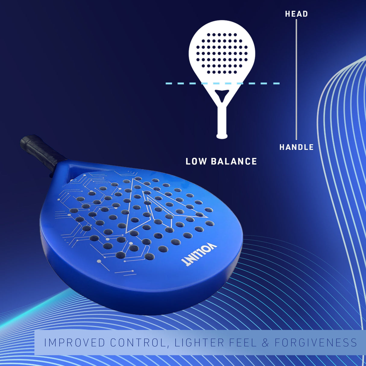 |Vollint Z2 Padel Racket Infographic2|