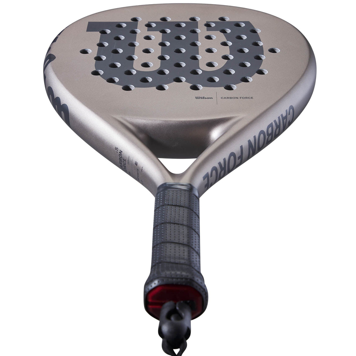 |WilsonCarbonForcePadelRacketSlanted|