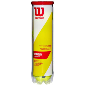 |Wilson Championship Tennis Balls - Tube of 4|
