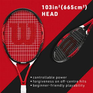|Wilson Federer Open 103 Tennis Racket 3|