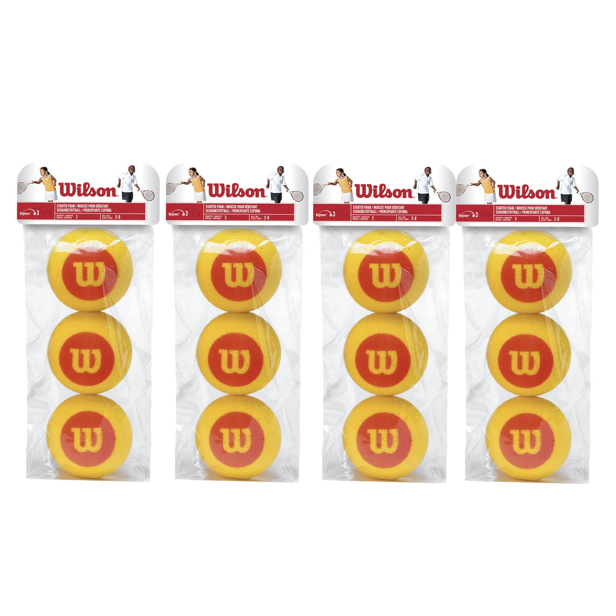 |Wilson Starter Foam Mini Tennis Balls - 1 Dozen|