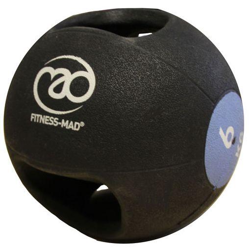 |Fitness Mad 5kg Double Grip Medicine Ball|