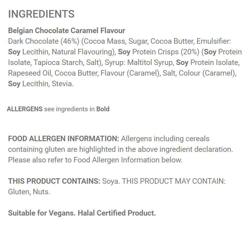 |Applied Nutrition Vegan Indulgence Bar - Pack of 12 - Ingredients|