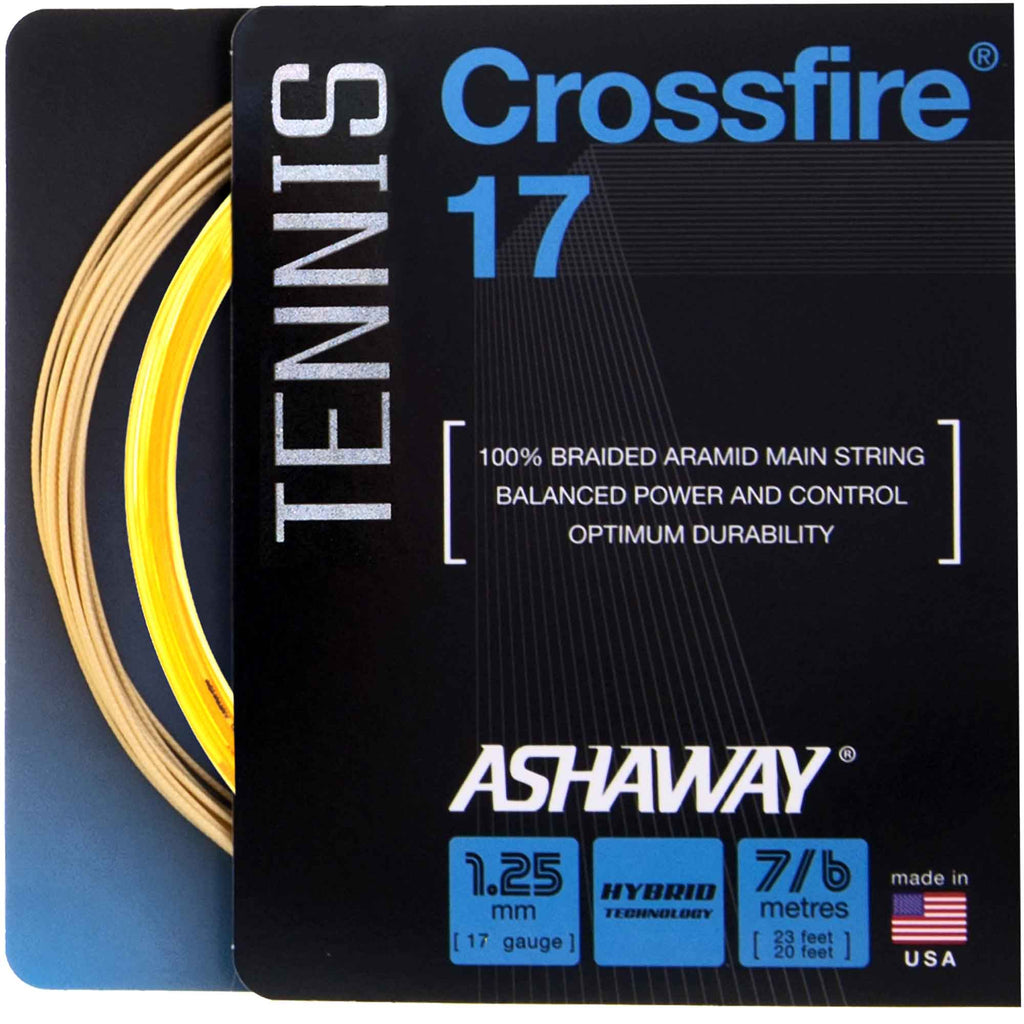 |Ashaway Crossfire 17 Tennis String - 12m set|