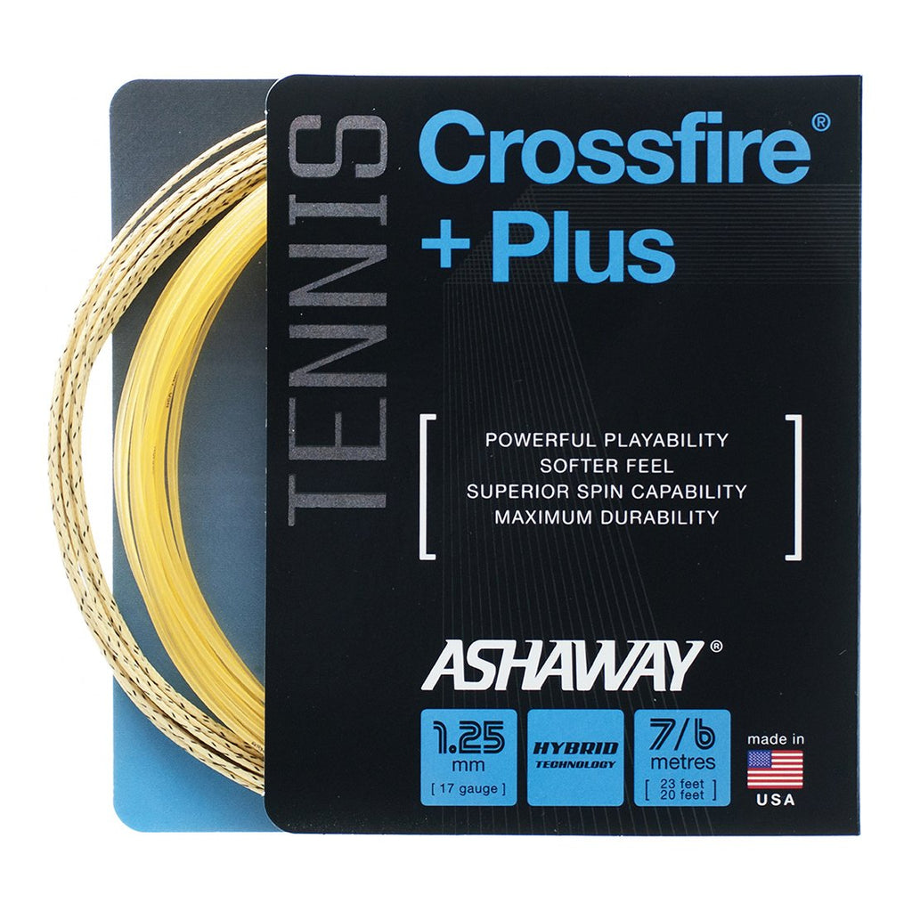 |Ashaway CrossFire Plus Tennis String Set - Main Image|