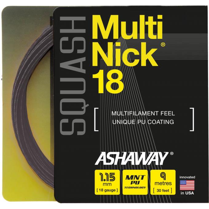 |Ashaway MultiNick 18 Squash String Set|