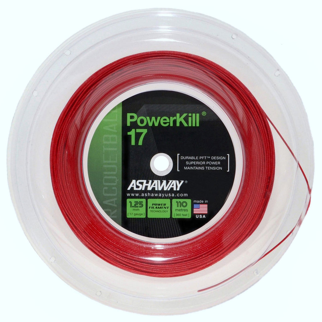 |Ashaway PowerKill 17 Racketball String - 110m Reel|